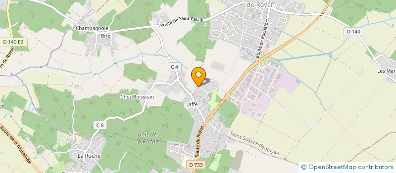 localisation de l'entreprise BIENVENUE RENT  SAINT-SULPICE-DE-ROYAN