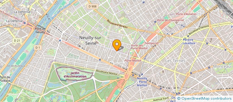 localisation de l'entreprise BIENVENUS à NEUILLY-SUR-SEINE