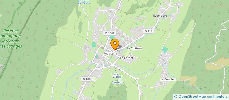 localisation de l'entreprise BIERCORS à AUTRANS-MEAUDRE EN VERCORS