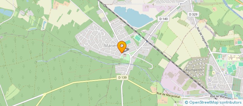 localisation de l'entreprise BIERE ARTISANALE DE MARIENTHAL  HAGUENAU