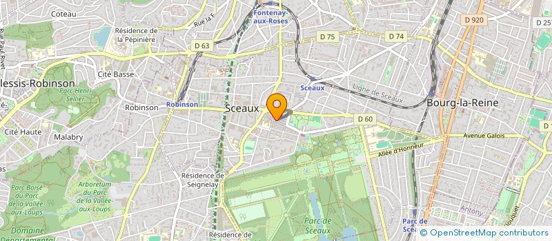 localisation de l'entreprise BIERE ASSO à SCEAUX