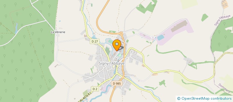 localisation de l'entreprise BIERE DE L'ABBAYE DE SIGNY  SIGNY-L'ABBAYE