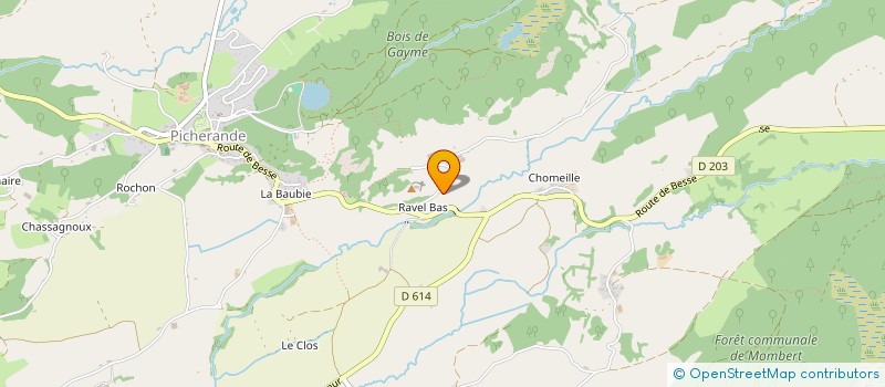 localisation de l'entreprise BIERE DU SANCY  PICHERANDE