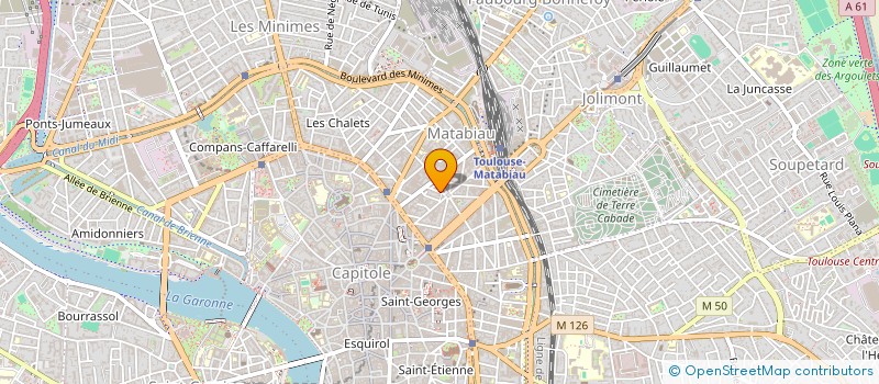 localisation de l'entreprise BIERE ET CHIFFONS  TOULOUSE