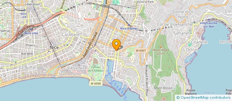 localisation de l'entreprise BIERE ET SARDINE à NICE