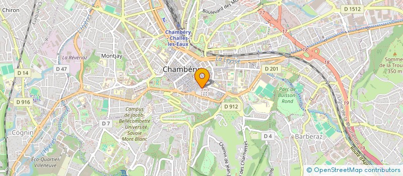 localisation de l'entreprise BIERE PRECIEUSE à CHAMBERY