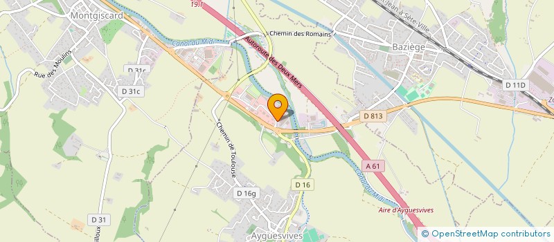 localisation de l'entreprise BIERE TOULOUSAINE PIN UP  AYGUESVIVES