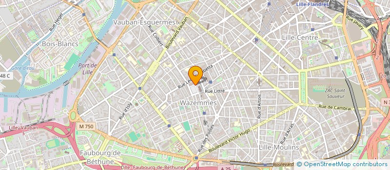 localisation de l'entreprise BIERES DES HALLES à LILLE