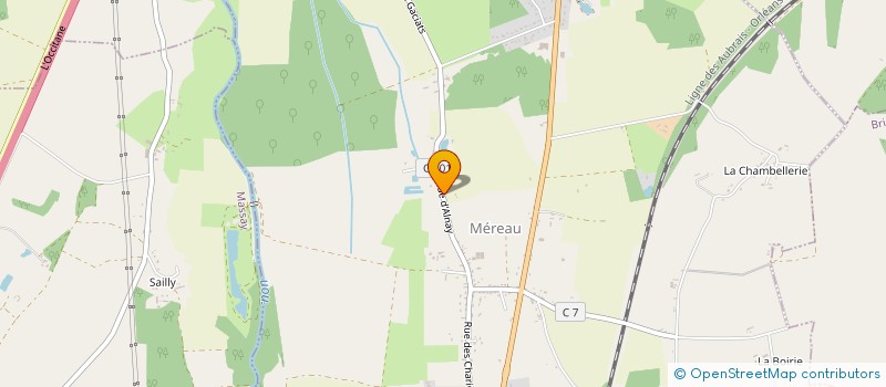 localisation de l'entreprise BIERES DU BERRY  MEREAU