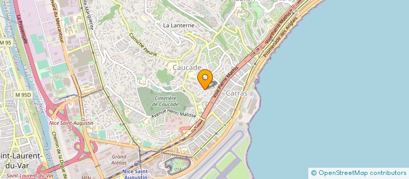 localisation de l'entreprise BIERES DU SUD à NICE