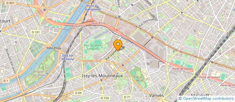 localisation de l'entreprise BIERNAT à ISSY-LES-MOULINEAUX