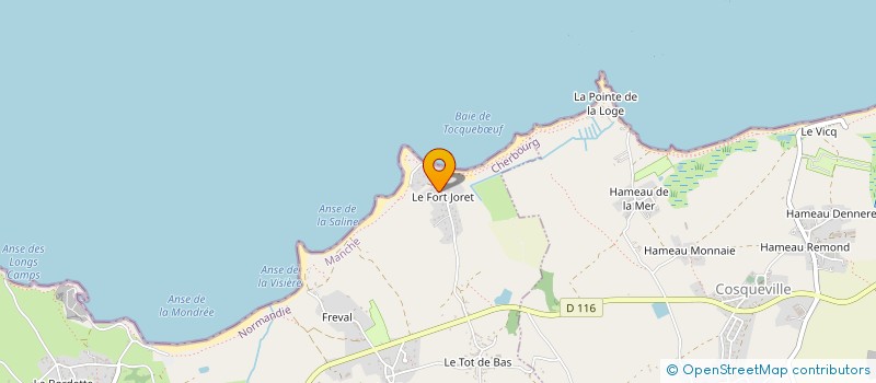 localisation de l'entreprise BIEROC  FERMANVILLE