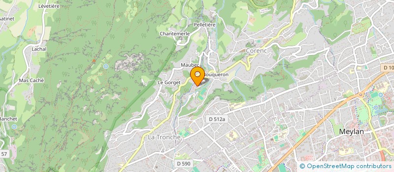 localisation de l'entreprise BIESEL MOLNAR  CORENC