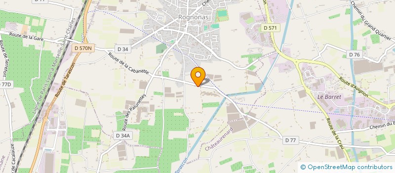 localisation de l'entreprise BIESSEBECK  ROGNONAS