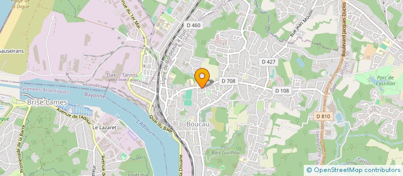 localisation de l'entreprise BIETAN  BOUCAU