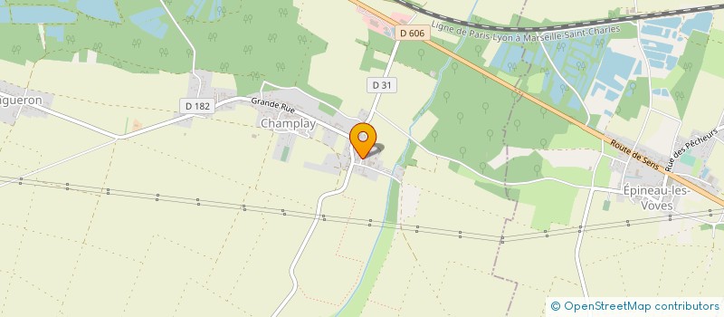 localisation de l'entreprise BIETRY D ET COURTIER A  CHAMPLAY