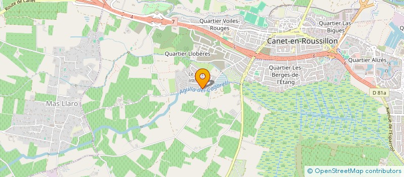 localisation de l'entreprise BIETRY INDIVISION  CANET-EN-ROUSSILLON