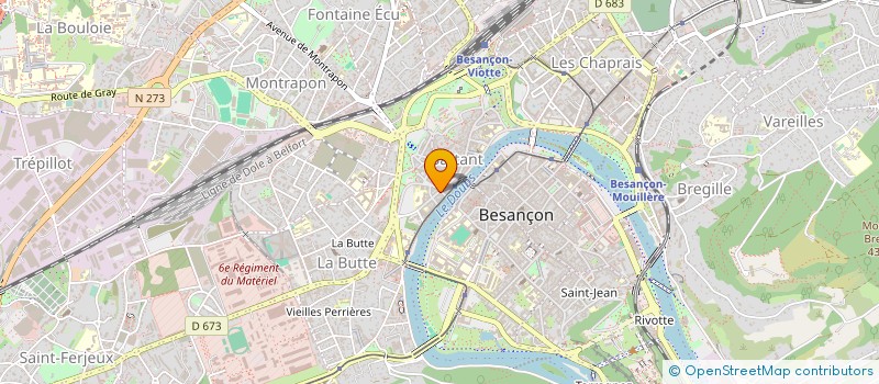 localisation de l'entreprise BIETRY MUSIQUE à BESANCON