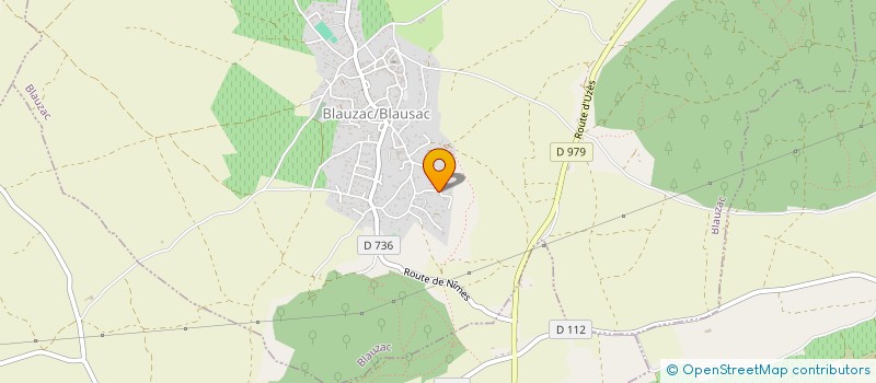 localisation de l'entreprise BIETTE & FILS  BLAUZAC