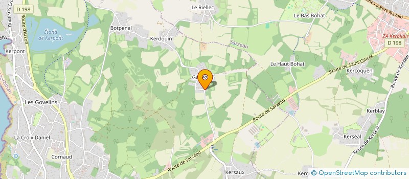 localisation de l'entreprise BIEUZEN FABIENNE  SAINT-GILDAS-DE-RHUYS