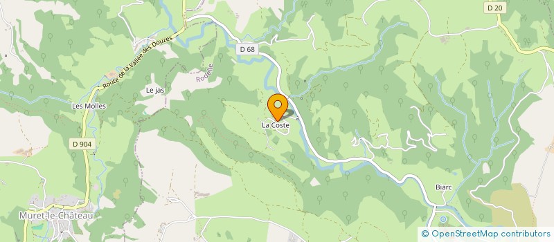 localisation de l'entreprise BIEVER à BOZOULS