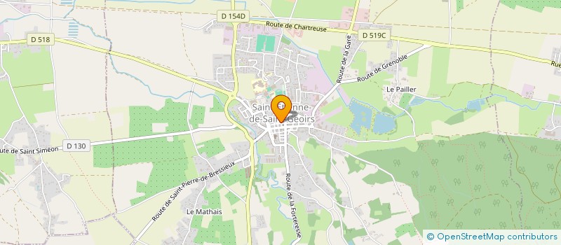 localisation de l'entreprise BIEVRE AUDITION  SAINT-ETIENNE-DE-SAINT-GEOIRS