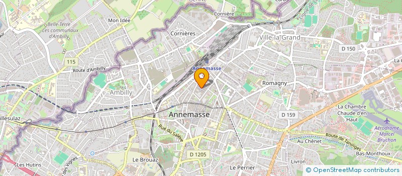 localisation de l'entreprise BIEVRE ESTATE à ANNEMASSE