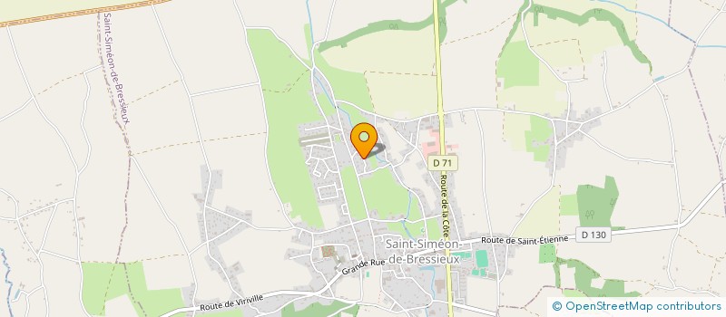 localisation de l'entreprise BIEVRE IMMO  SAINT-SIMEON-DE-BRESSIEUX