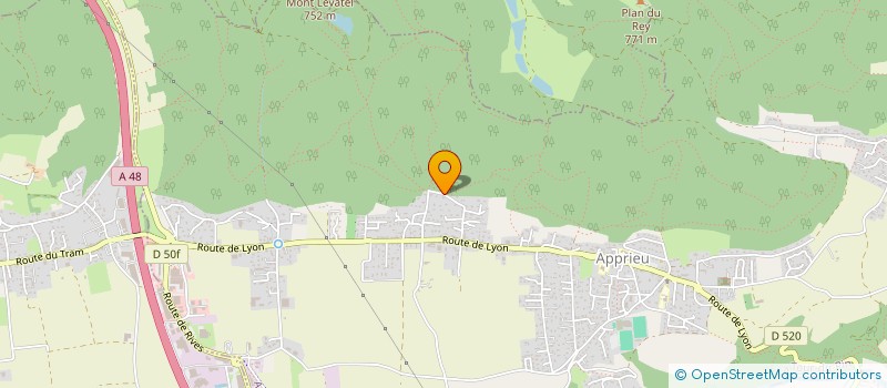 localisation de l'entreprise BIEVRE MENAGER TELEVISION ELECTRICITE  APPRIEU