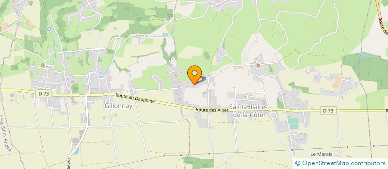 localisation de l'entreprise BIEVRE POSE STRUCTURES  SAINT-HILAIRE-DE-LA-COTE