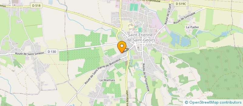 localisation de l'entreprise BIEVRE SPORT MECA  SAINT-ETIENNE-DE-SAINT-GEOIRS