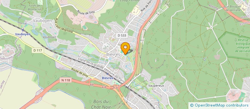 localisation de l'entreprise BIEVRES IMAGES à BIEVRES