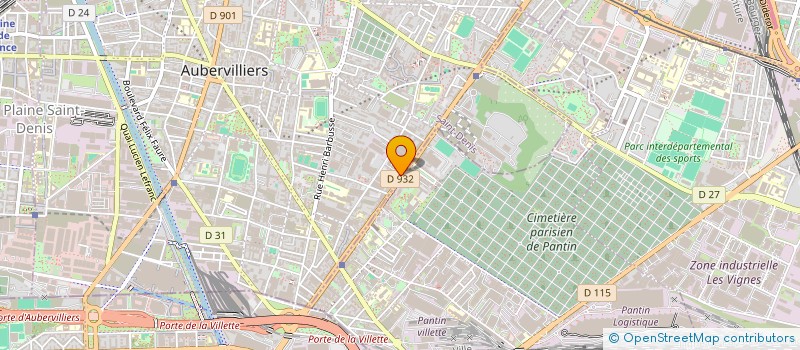 localisation de l'entreprise BIEWAN ET ASSOCIES  AUBERVILLIERS