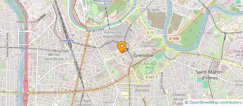 localisation de l'entreprise BIF à GRENOBLE