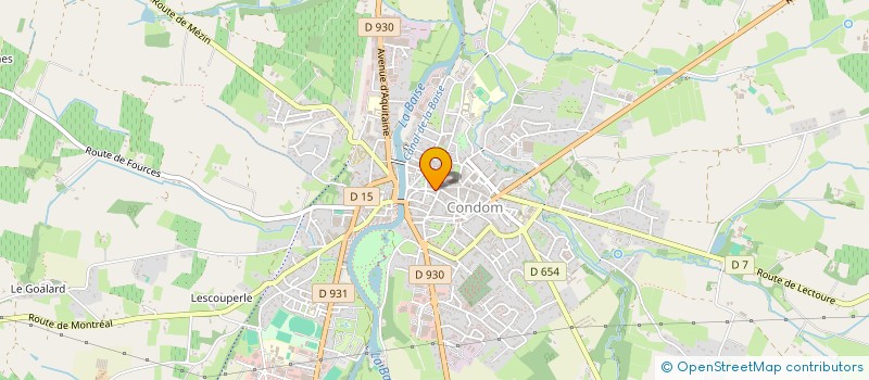 localisation de l'entreprise BIFAPACO à CONDOM