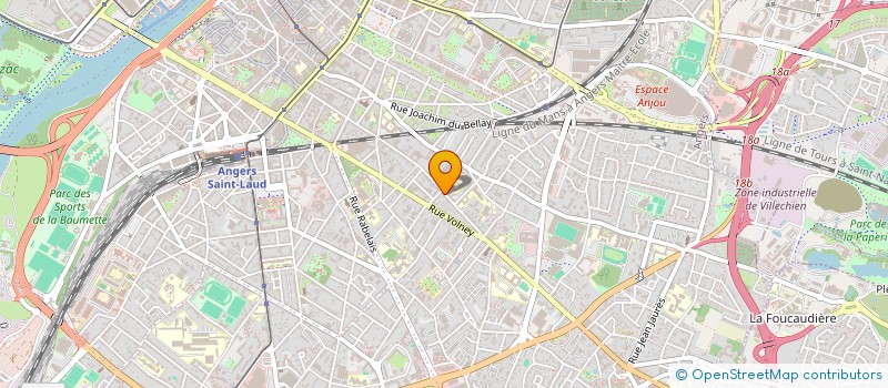 localisation de l'entreprise BIFFARD à ANGERS