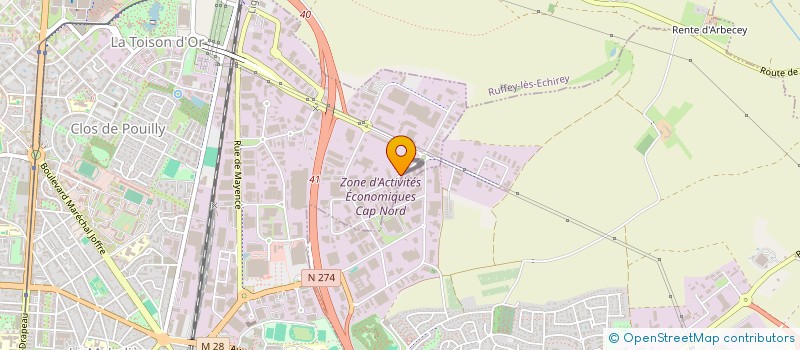 localisation de l'entreprise BIFINDUS à DIJON