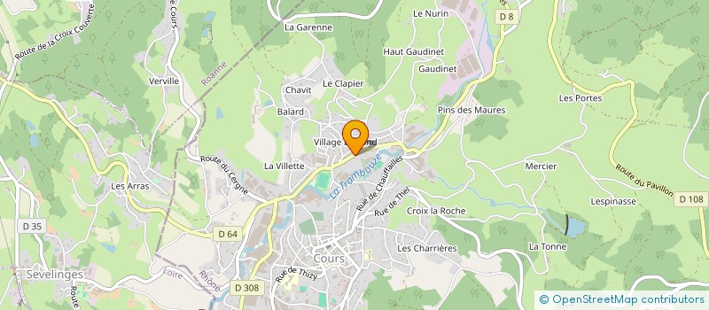 localisation de l'entreprise BIFIVE à COURS