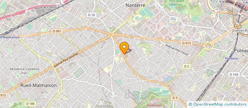 localisation de l'entreprise BIFOR à NANTERRE