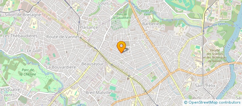localisation de l'entreprise BIFRONS à NANTES
