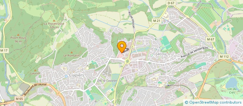 localisation de l'entreprise BIG  CLAPIERS