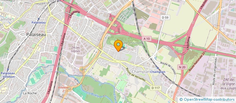 localisation de l'entreprise BIG  CHAMPLAN