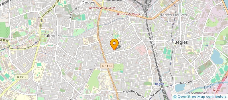 localisation de l'entreprise BIG à BEGLES
