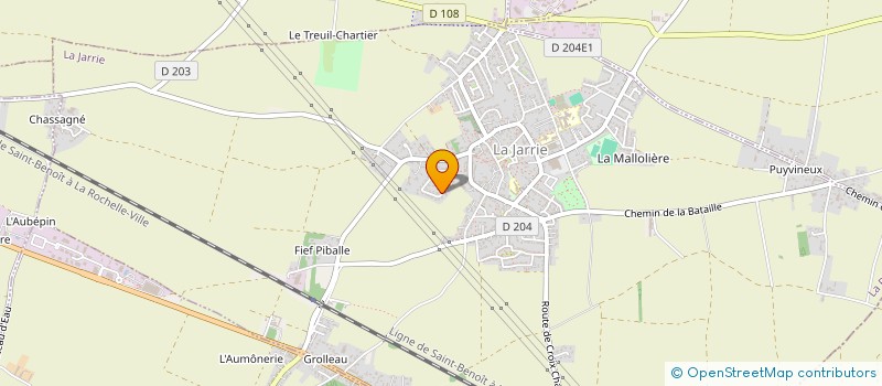 localisation de l'entreprise BIG APPLE  LA JARRIE