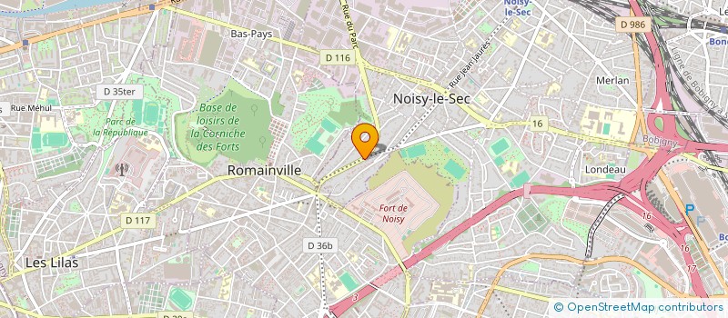 localisation de l'entreprise BIG AQUITAINE à NOISY-LE-SEC