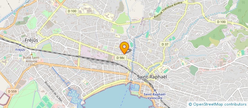 localisation de l'entreprise BIG&AZUR à FREJUS