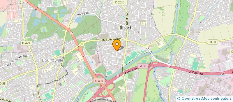 localisation de l'entreprise BIG B  MULHOUSE