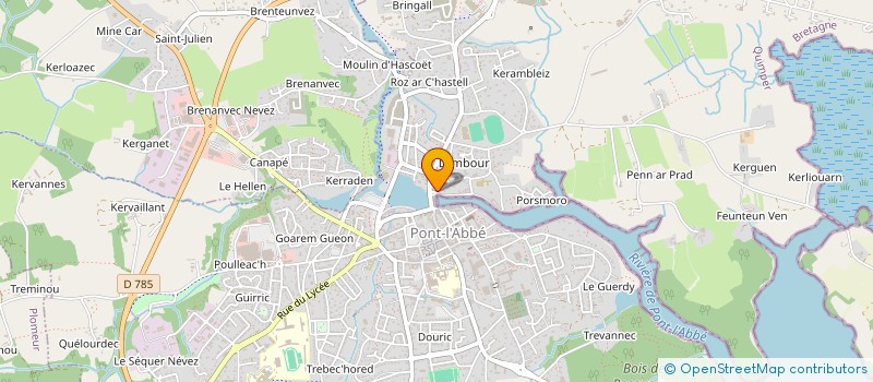 localisation de l'entreprise BIG BAD WOLF  PONT-L'ABBE