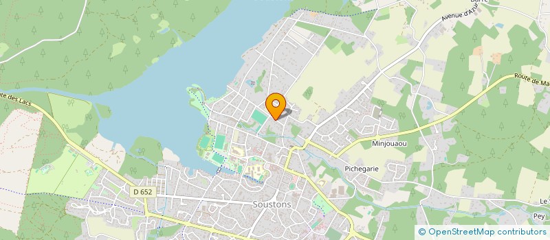 localisation de l'entreprise BIG BAND COTE-SUD  SOUSTONS