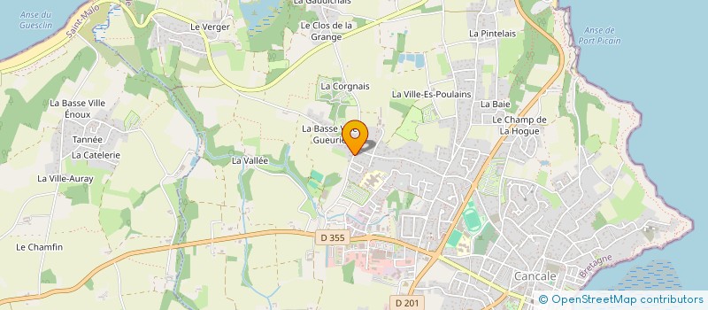 localisation de l'entreprise BIG BANG EMERAUDE JAZZ  CANCALE